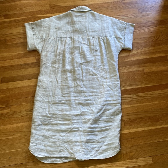J.Crew short-sleeve Baird McNutt Irish linen shirtdress - Picture 5 of 6
